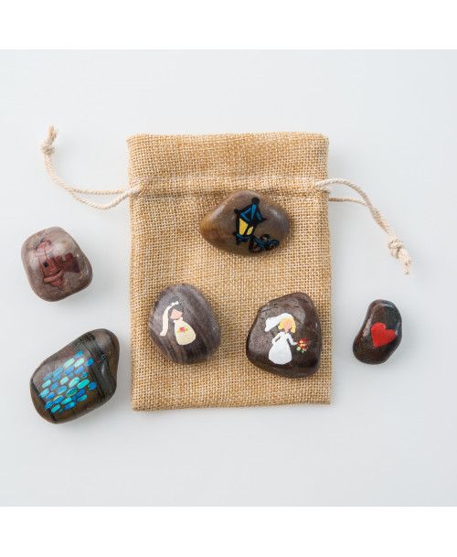Our Love Story Stones - San Juan   Same-Sex Marriage - Mrs & Mrs - $18.00